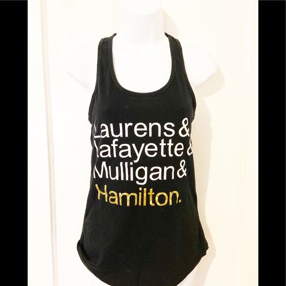 Hamilton The Musical Black Tank Top S Small - Picture 1 of 3